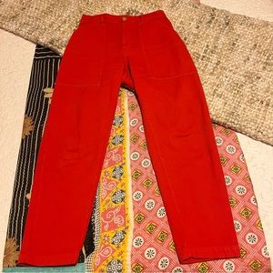 Big Bud Press Mustang Red Pencil Pants M